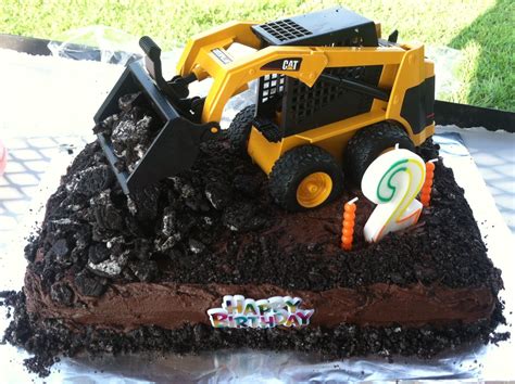 Skid steer birthday cake 